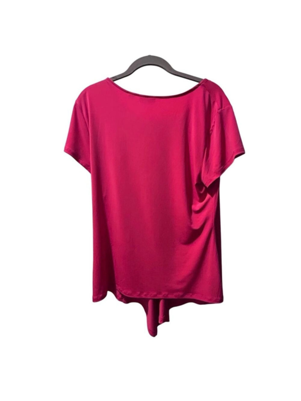New York Company Fuchsia Tunic Top Large Y2K Career Casual Chic - Picture 2 of 5